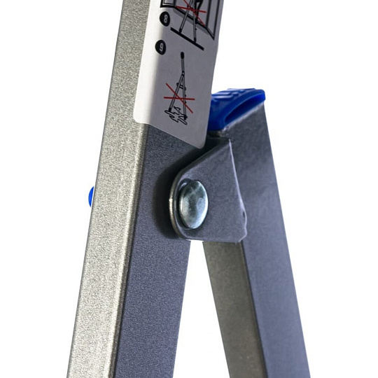Стремянка 1 секция, 7 ступеней, сталь, 1.51 м, 150 кг, Nika, СМ7