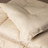 Одеяло евро, 200х220 см, Овечья шерсть, 400 г/м2, зимнее, чехол микрофибра, кант, бежевое - фото 7