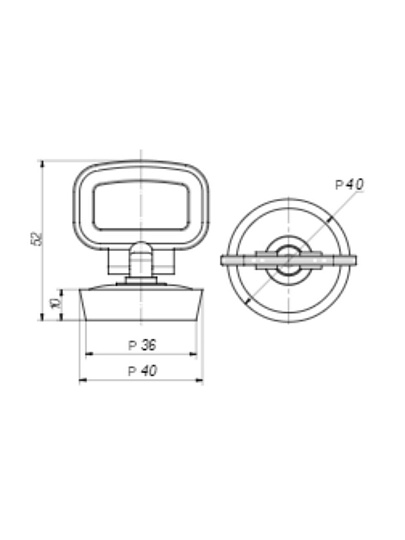 Пробка для ванны Orio, резина, 1"1/4, с держателем, А-4179