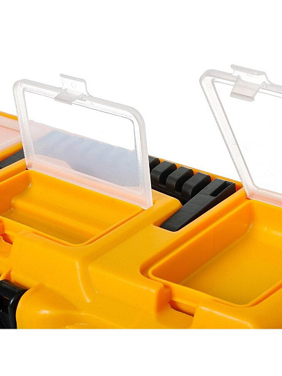 Ящик для инструментов, 13 '', 16.5x13.7x32.4 см, пластик, Idea, Титан, пластиковый замок, с секциями, М 2934