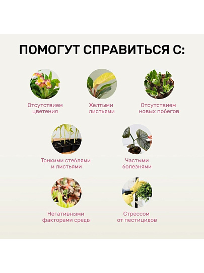 Удобрение Биомолекулы, для комнатных и балконных цветов, 400 мл, Удобряй!
