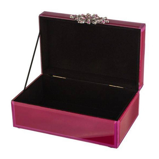 Шкатулка декоративная 21х13х8.5 см, зеркальная, 06-143