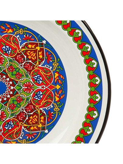 Блюдо эмалированная сталь, 3.5х35.5 см, 2 л, Арабский, Сибирские товары, С0808.0*70