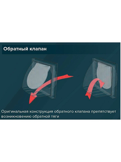 Выход стенной пластик, вентиляционный, установочный диаметр 100х150х150 мм, с обратным клапаном, слоновая кость, ERA, 1515К10ФВ Ivory