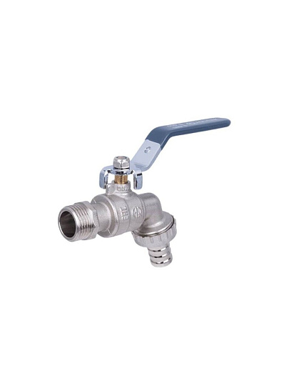 Кран водоразборный 3/4", со штуцером, ручка, AquaLink