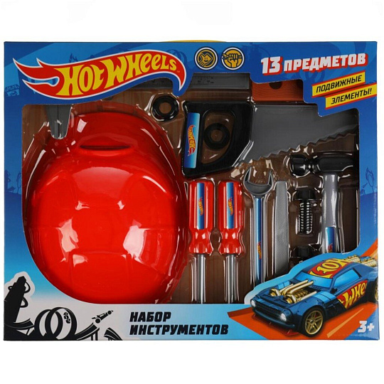 Игровой набор инструментов Hot Wheels, 40х32х6.3 см, 1605K321-R