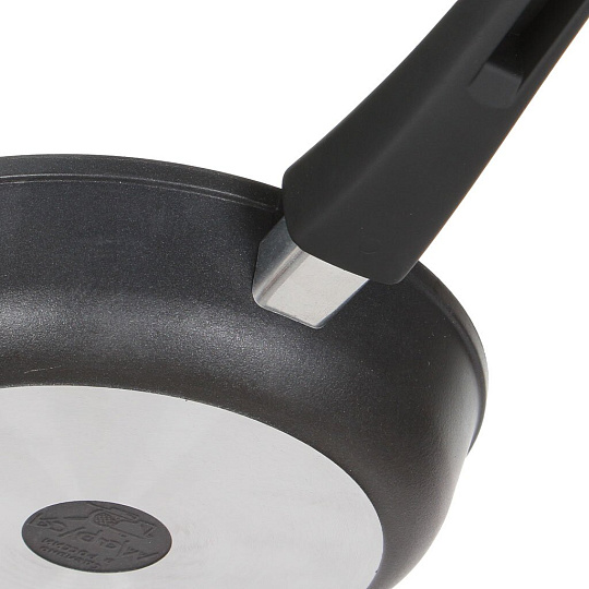 Сковорода литой алюминий, 24 см, антипригарное покрытие, Маруся, Стандарт, съемная ручка, 3024