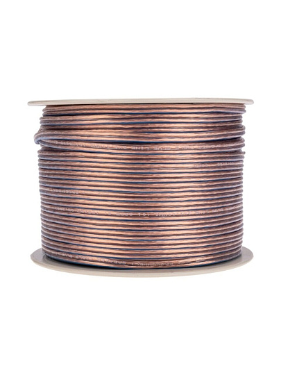Провод акустический, 2х1 мм², 100 м, прозрачный, PROconnect, BL, 01-6205-6