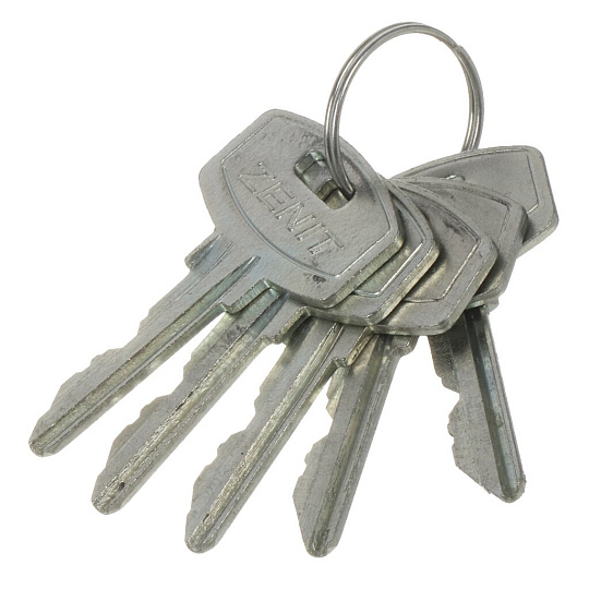 Личинка замка двери Зенит, МЦ1-5-60, БП-00011629, 60 мм, цинк