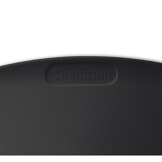 Стул 525х510х875 мм, черный/черный муар, прямоугольный, на саморезах, Sheffilton, SHT-ST19/S29, СТ-127