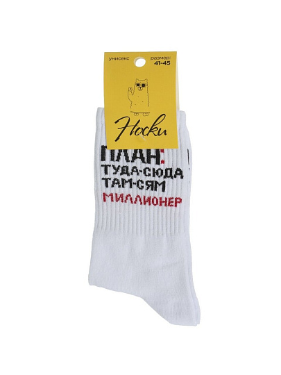 Носки для мужчин, хлопок, План миллионера, р. 41-45, Р-09