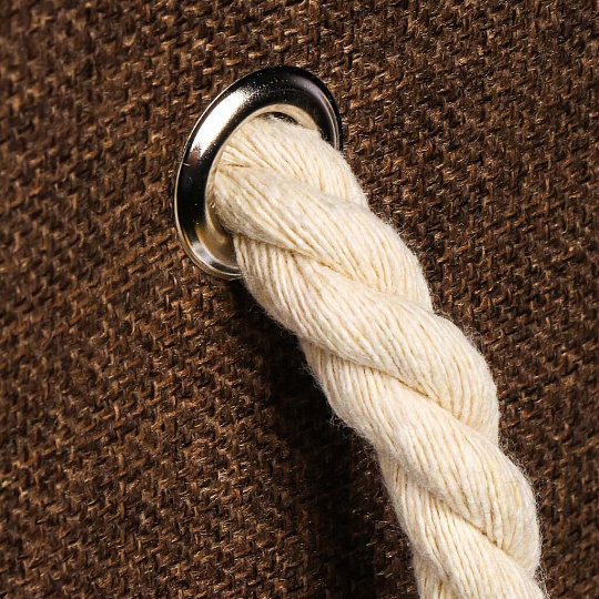 Корзина для белья, 40х30х60 см, прямоугольная, коричневая, Y4-7243