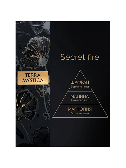 Аромадиффузор Breesal, 100 мл, Terra Mystica «Secret fire» Тайный огонь, BR0005