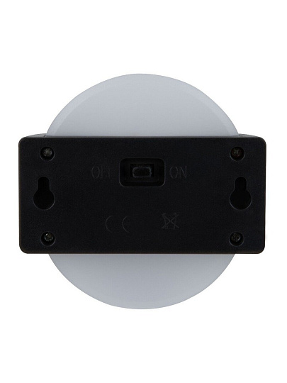 Светильник светодиодный, Uniel, USL-F-158/PM090 ROND, 0.06 Вт, 3000 К, 3 Лм, IP44, 9х9х2.3 см, на солнечной батарее, UL-00011588