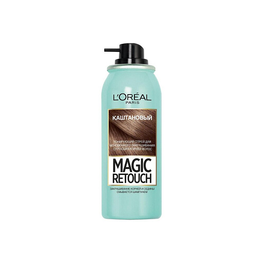 Краска для волос, L'Oreal Paris, Тонирующий спрей, каштановая, 75 мл