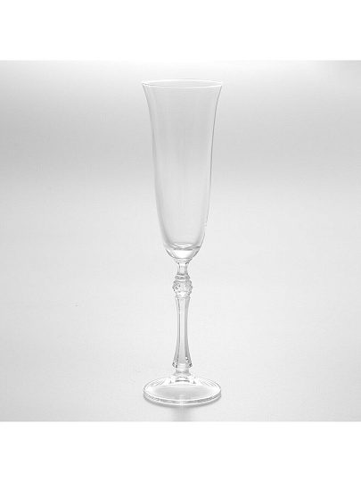 Бокал для шампанского, 190 мл, стекло, 6 шт, Bohemia, Parus, 37828/1SF89/190