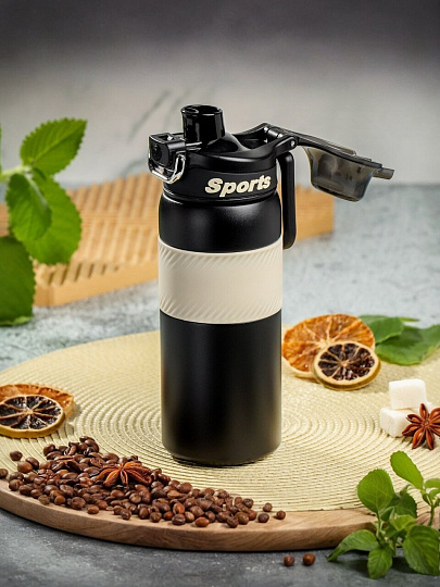 Термобутылка нержавеющая сталь, 0.5 л, Sports Fresh, бежевая, B070070