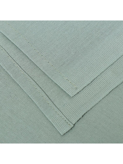 Простыня 2-спальная, 180 х 220 см, 100% хлопок, поплин, зелено-серая, Silvano, Марципан, AI-2604008