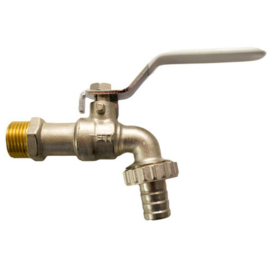 Кран водоразборный 3/4 ", со штуцером, STI