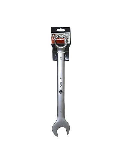 Ключ комбинированный, Bartex, 32 мм, матовый, CrV сталь