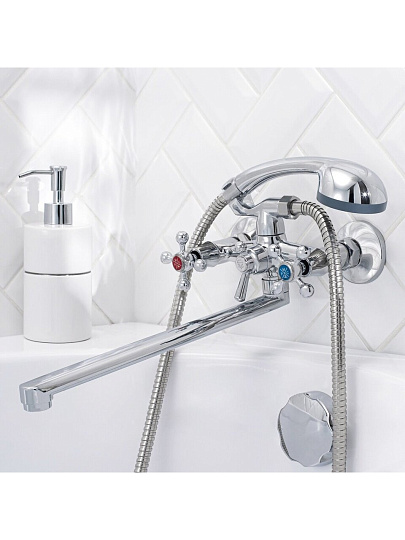 Смеситель для ванны, РМС, с кран-буксой, SL71-143P
