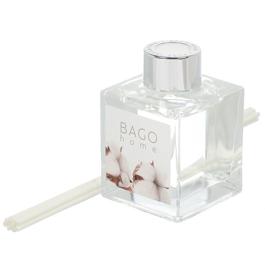 Аромадиффузор BAGO home, 100 мл, 6.7х6.7х23.7 см, Свежий хлопок, BGH0105