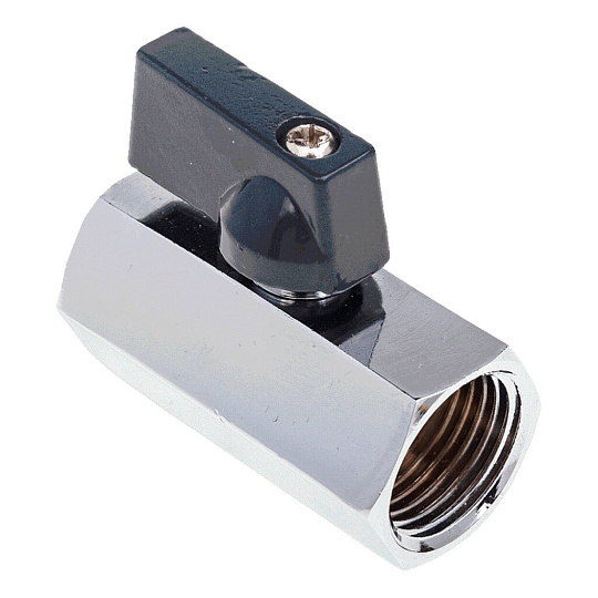 Кран для бытовых приборов, 1/2", г-г, прямой, AquaLink