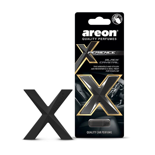 Ароматизатор в машину на дефлектор, сухой, Areon, Xperience, Черный кристалл,704-APX-01