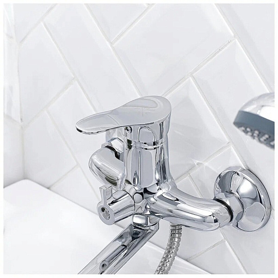 Смеситель для ванны, РМС, с картриджем, хром, SL86-006E