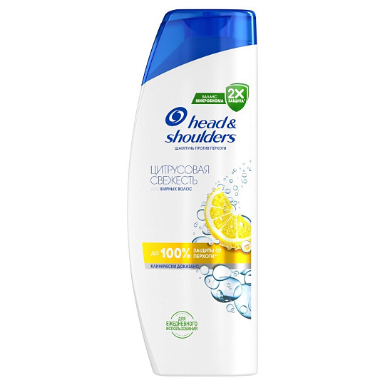 Шампунь Head & Shoulders, Цитрусовая свежесть, для всех типов волос, 360 мл