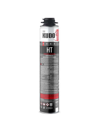 Клей-пена KUDO, Superblitz HT, 1 л, всесезонный, KUPP10B13SBHT