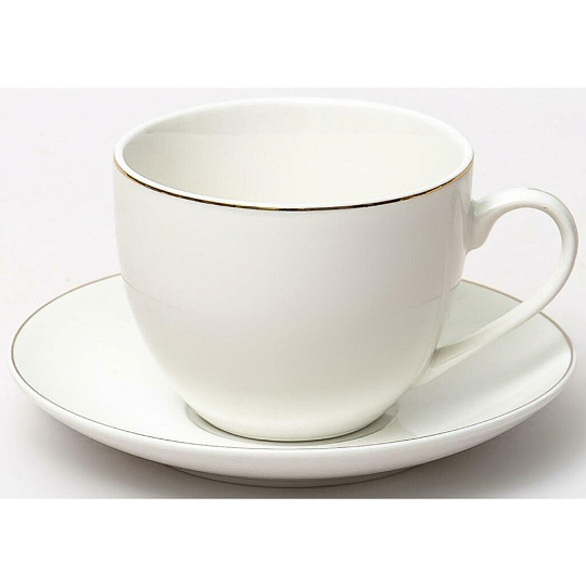 Набор чайный фарфор, 12 предметов, на 6 персон, 235 мл, Balsford, Грация Шелк, 101-01067, подарочная упаковка