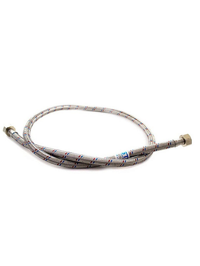 Подводка для воды 1/2"х0.8 м, г-г, сталь, ELKA