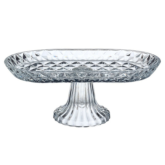 Блюдо стекло, овальное, 14х28х12 см, Lefard, 675-128