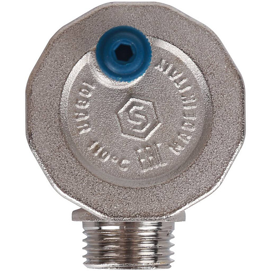 Воздухоотводчик автоматический 1/2", угловой, наружная резьба, Stout, SY-1015А, SVS-1013-000015