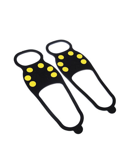 Ледоходы 25х8 см, 2 шт, силикон, пластик, металл, 6 шипов, SilaPro, 076-002