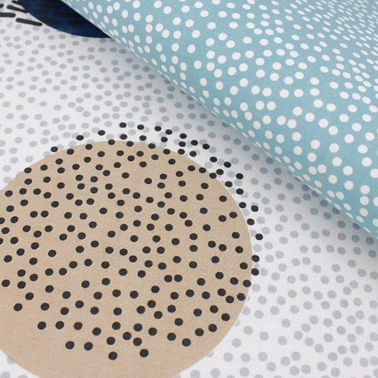 Постельное белье 2-спальное, простыня 180х220 см, 2 наволочки 70х70 см, пододеяльник 175х215 см, Teodora, ранфорс, Пикси 4710-1+4710-а1