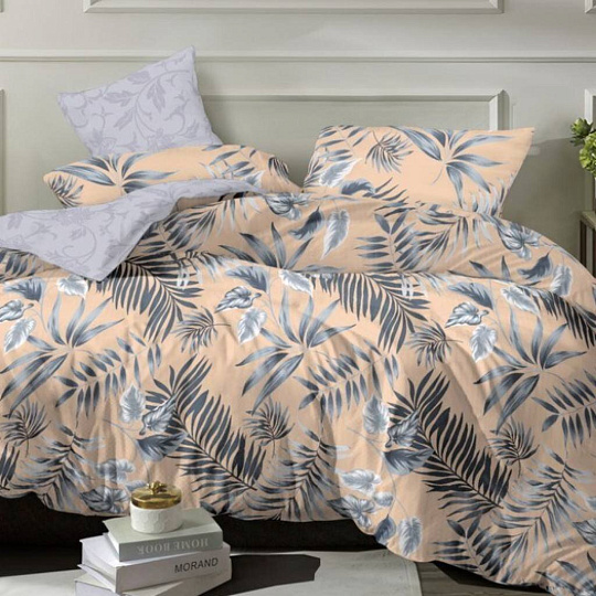 Постельное белье евро, простыня 215х240 см, 2 наволочки 70х70 см, пододеяльник 200х215 см, Бояртекс, поплин, коллекция Luxor, 5084