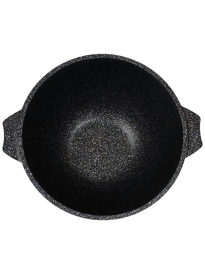 Казан алюминий, антипригарное покрытие, 4.5 л, Гранит star Induction, с крышкой, Мечта, 54803И