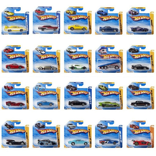 Машинки Hot Wheels, Базовые, N3758, в ассортименте