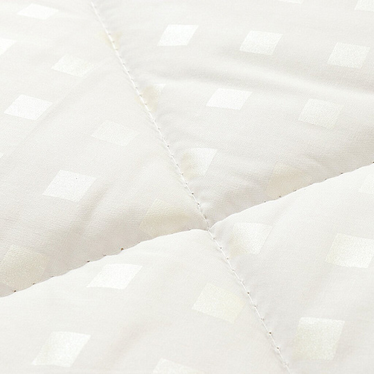 Одеяло 2-спальное, 172х205 см, Овечья шерсть, 350 г/м2, зимнее, чехол 100% хлопок, кант