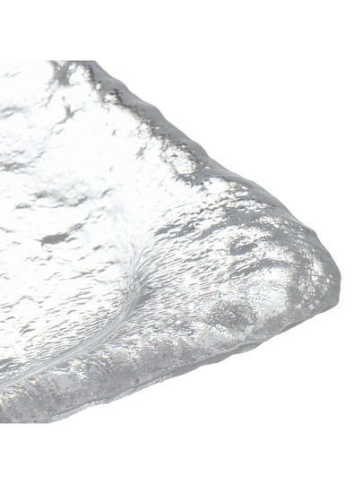 Блюдо стекло, прямоугольное, 23.5х15 см, Лед, Y4-8757