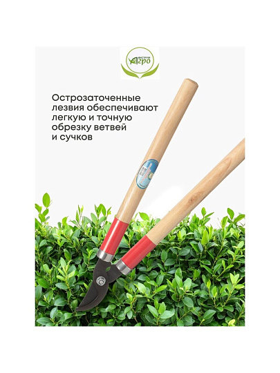 Ножницы садовые для кустарников, 450 мм, Инструм-Агро, 010113
