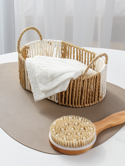 Корзина 25х19х9 см, овальная, плетеная, Y4-9654