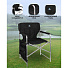 Кресло складное 50х50х75 см, черное, ткань водоотталкивающая, с карманом, 100 кг, Nika, КС1/Ч - фото 4