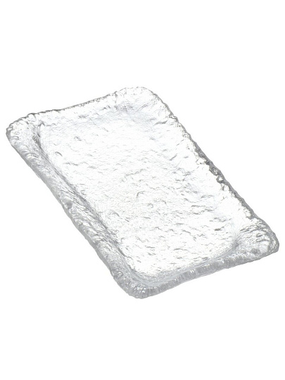 Блюдо стекло, прямоугольное, 23.5х15 см, Лед, Y4-8757