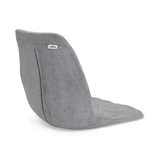 Стул 535х525х850 мм, серый туман/черный муар, сиденье квадратное, микровелюр, Sheffilton, SHT-ST29-C20/S130 HD, СТ-608