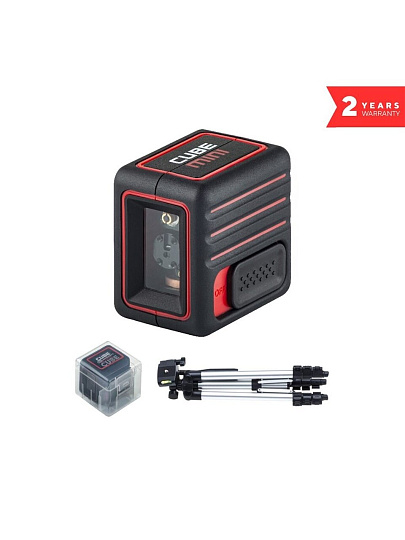 Уровень лазерный, самовыравнивание, со штативом, ADA, Cube Mini Professional Edition, А00462