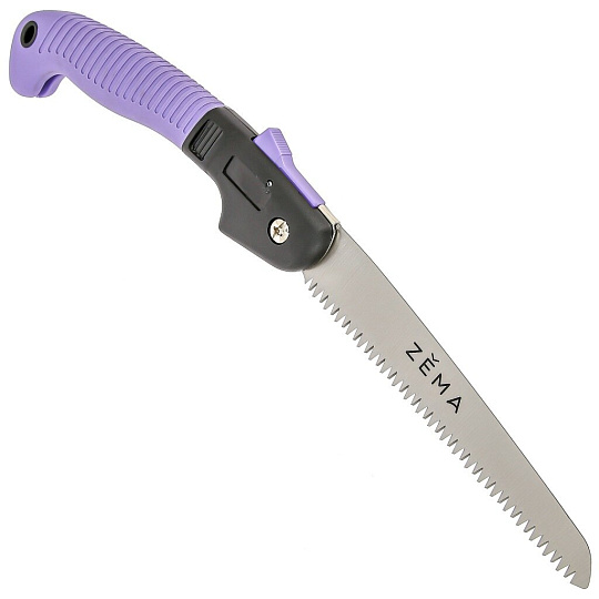 Пила садовая по дереву, 180 мм, рукоятка ABS пластик, Zema, Накаба, нержавеющая сталь, ZM 5001