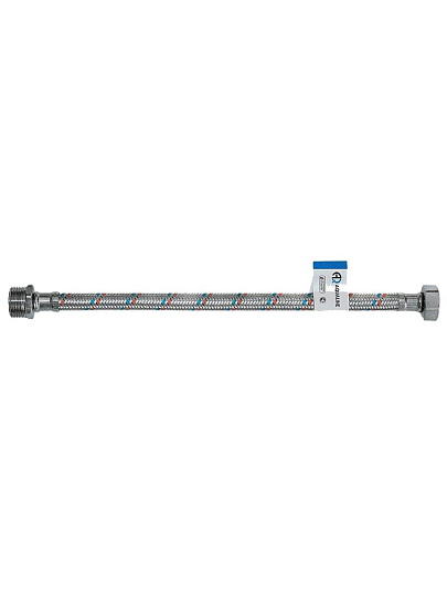 Подводка для воды 1/2"х3.5 м, г-ш, сталь, AquaLine